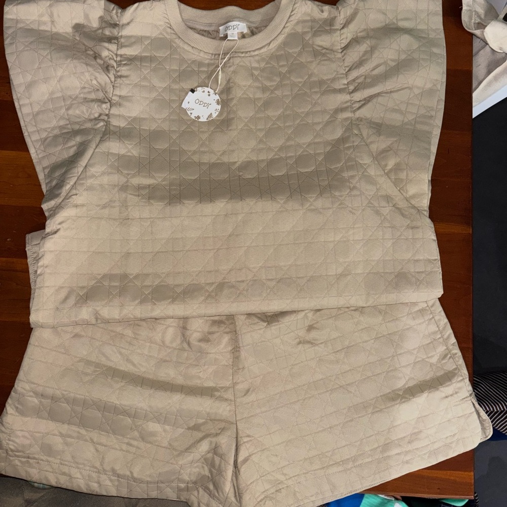 ODDY Quilted Beige Set